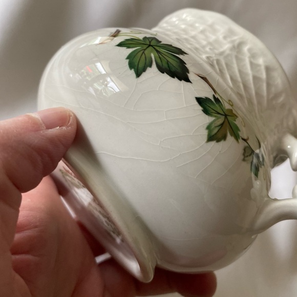 EUC Vintage Marlborough Old English Ironstone Lidded Sugar Bowl Concord RARE - Picture 13 of 16